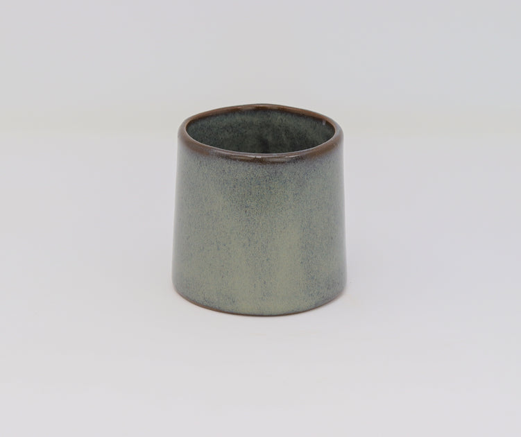 Ceramic Utensil Holder - Speckled Blue – Matchstick Goods