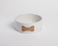 Dog Bowl - Classic White