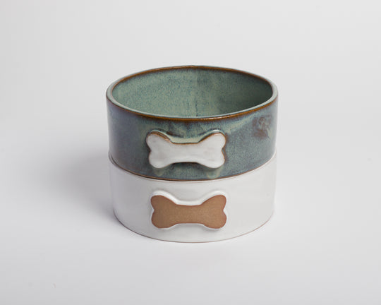 Dog Bowl - Classic White