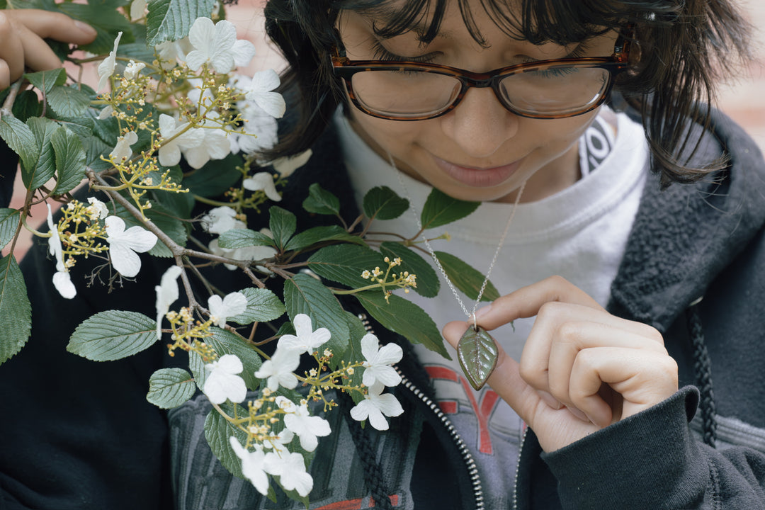 "Hannah" | Leaf Necklace