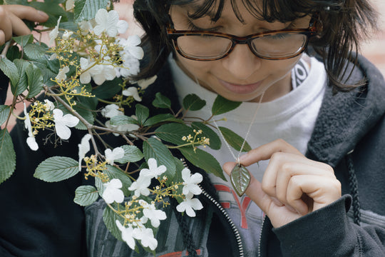 "Hannah" | Leaf Necklace