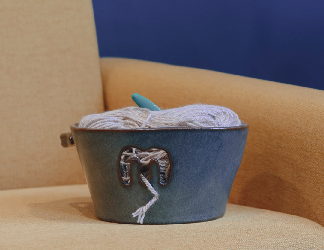 Yarn Bowl - Classic Blue