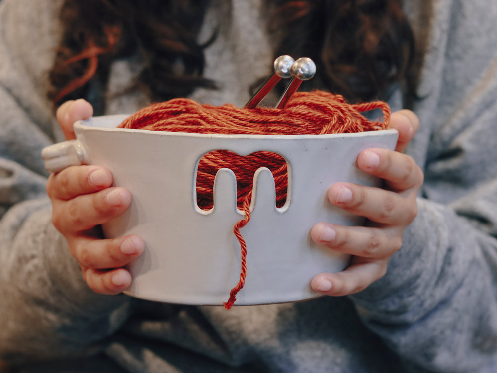 Yarn Bowl - Classic White