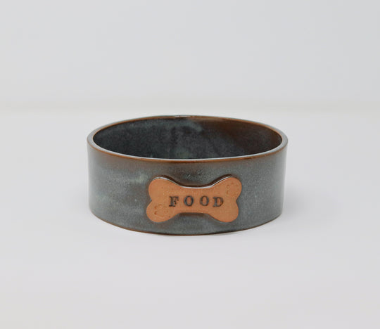 Dog Food Bowl - Classic Blue