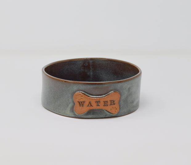 Dog Water Bowl - Classic Blue