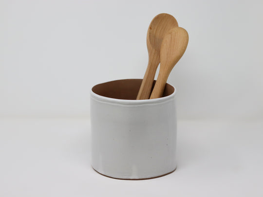 Utensil Holder - Classic White