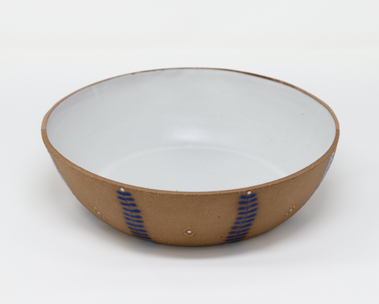 Serving Bowl - Soil & Stem - Blue and Orange