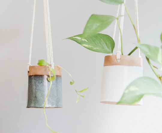 Hanging Planter - Classic Blue