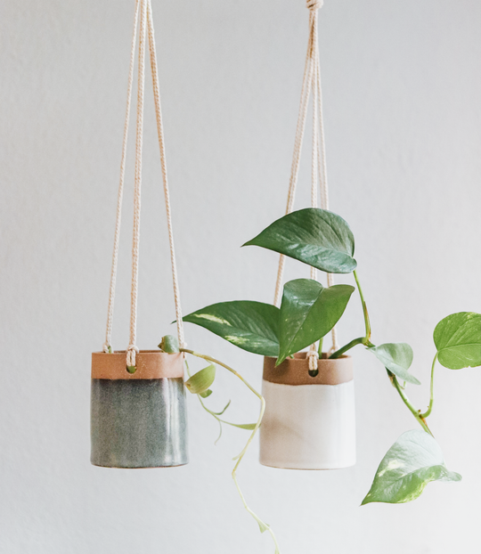 Hanging Planter - Classic White