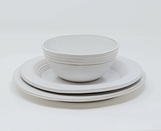 Large Dinner Plate - Classic White