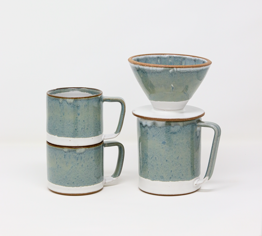 Coffee Pourover and Mug Set