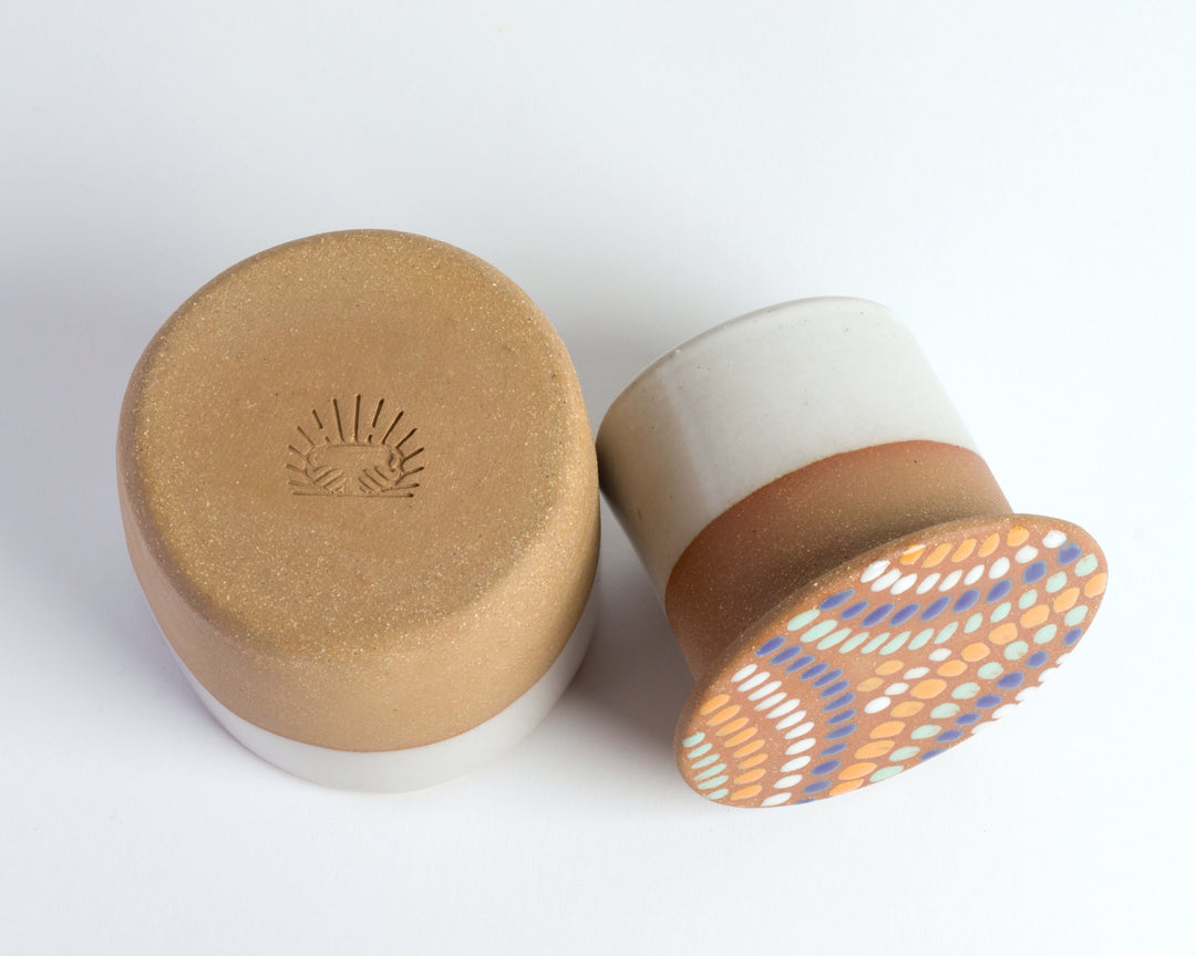 Butter Dish - Colorful Concha