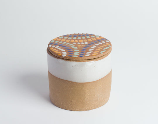 Butter Dish - Colorful Concha