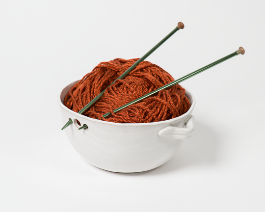 Yarn Bowl - Classic White