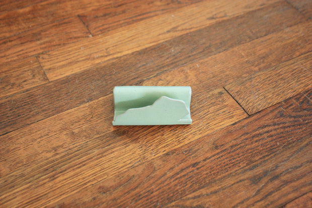KY Ceramic Sponge Holder - Seafoam Green