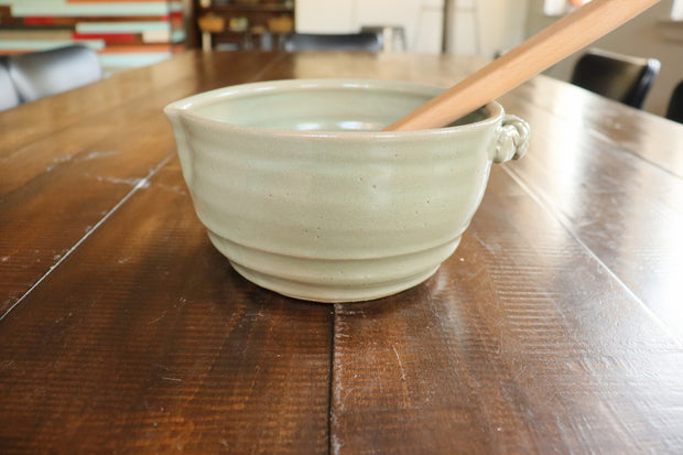 Ceramic Mixing Bowl - Seafoam Green